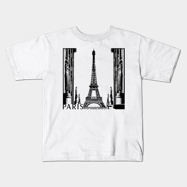 Paris Kids T-Shirt by TravelTs